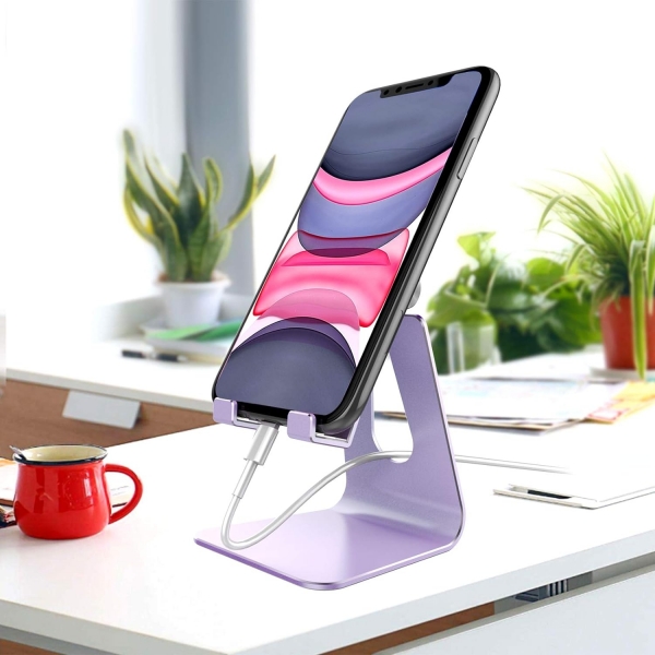 CreaDream Ayarlanabilir Cep Telefonu Stand -Purple