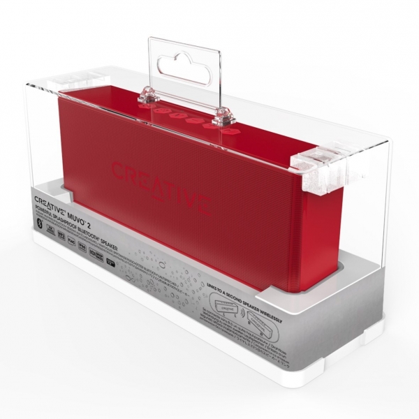 Creative Muvo 2 Portatif Bluetooth Hoparlr-Red