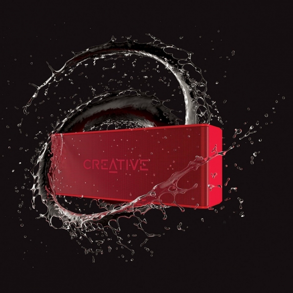 Creative Muvo 2 Portatif Bluetooth Hoparlr-Red