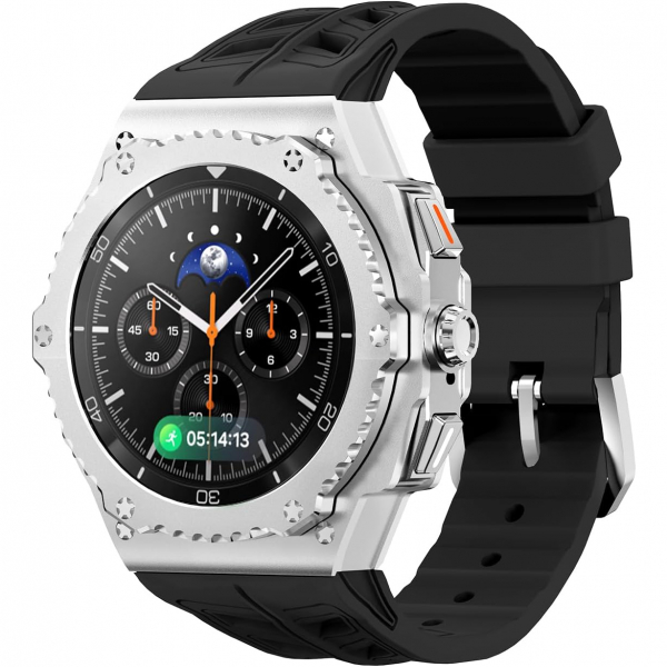 DGYSG Galaxy Watch 8 Classic 46mm Kay��-Silver