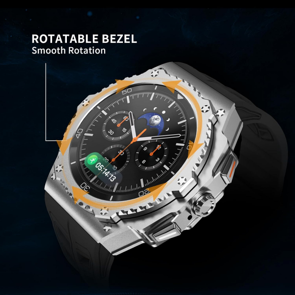 DGYSG Galaxy Watch 8 Classic 46mm Kay��-Silver