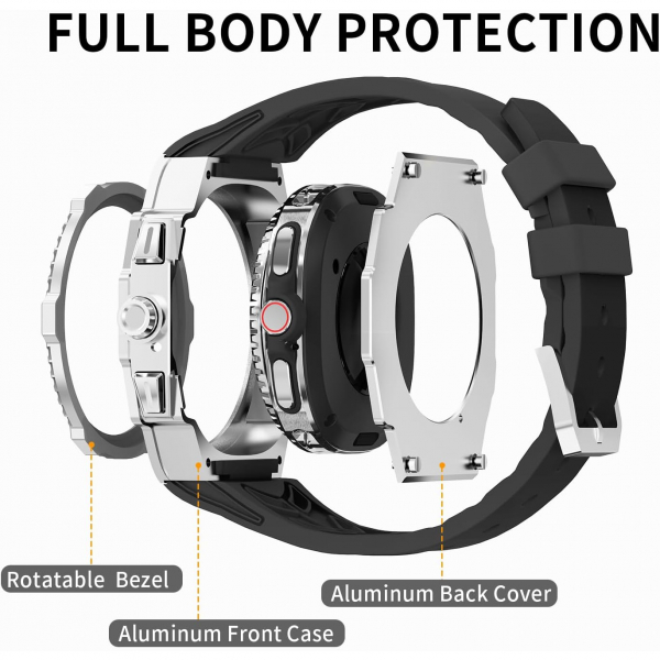DGYSG Galaxy Watch 8 Classic 46mm Kay��-Silver