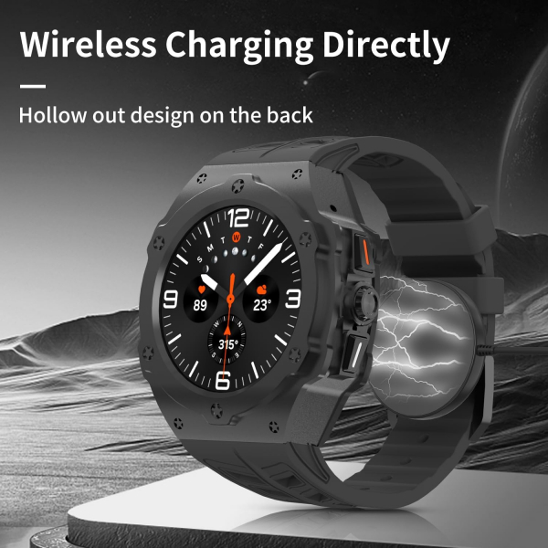DGYSG Galaxy Watch Ultra Luxury Kay (47mm)-Black