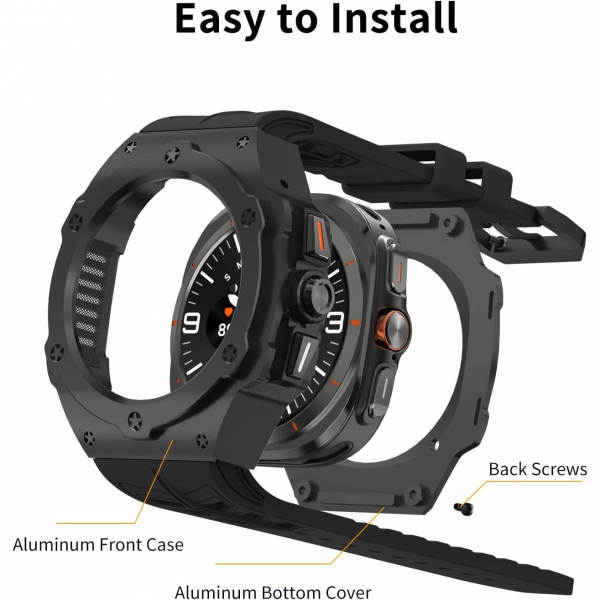 DGYSG Galaxy Watch Ultra Luxury Kay (47mm)-Black
