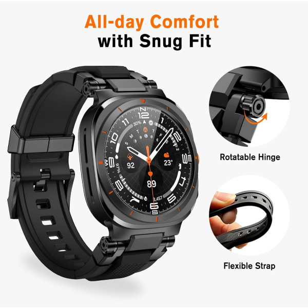 amBand Galaxy Watch Ultra Kay (47mm)-Black Black 
