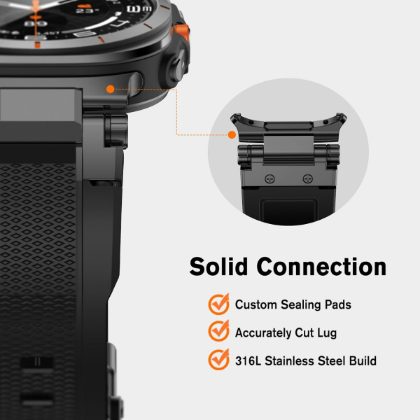 amBand Galaxy Watch Ultra Kay (47mm)-Black Black 