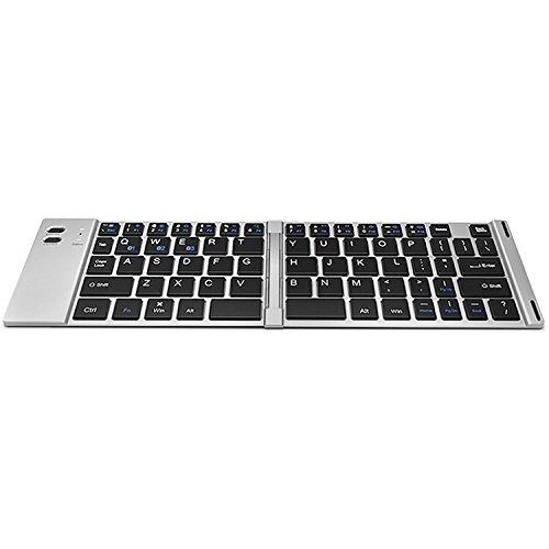 DICTOPRO D100 Katlanabilir Bluetooth Klavye (Silver)