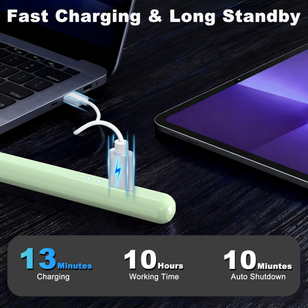 DIGIROOT iPad Uyumlu Stylus Kalem-Green