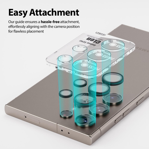 DOME GLASS Whitestone Galaxy S24 Ultra Kamera Koruyucu