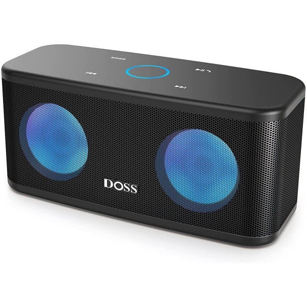 DOSS SoundBox Plus Tanabilir Bluetooth Hoparlr-Black