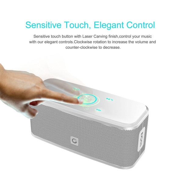 DOSS Touch SoundBox Bluetooth Hoparlr-White