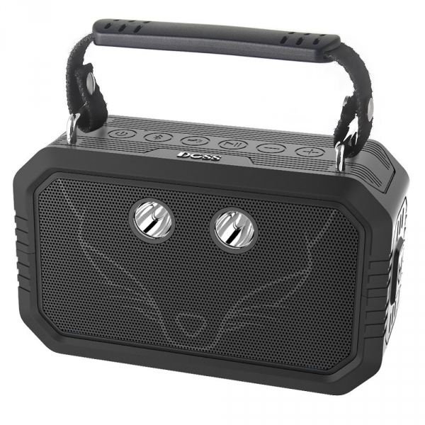 DOSS Traveler Su Geirmez Bluetooth Hoparlr-Rock Black