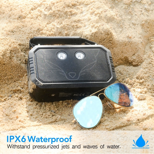 DOSS Traveler Su Geirmez Bluetooth Hoparlr-Olive Green