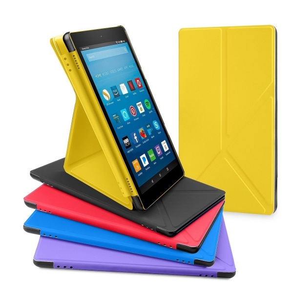 DTTO Kindle Fire HD 8 Kickstand Klf-Canary Yellow  