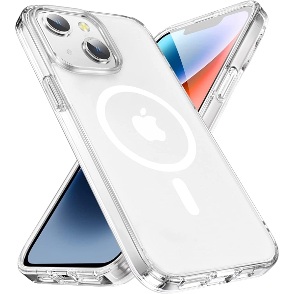 Dadanizm iPhone 14 Manyetik Klf (MIL-STD-810G)-Transparent