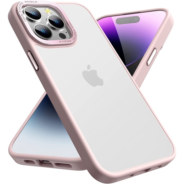 Dadanizm iPhone 14 Pro Manyetik Klf (MIL-STD-810G)-Pink