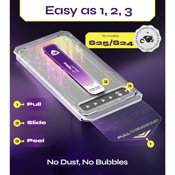 Defenslim Galaxy S25/S24 Ekran Koruyucu (2 Adet)