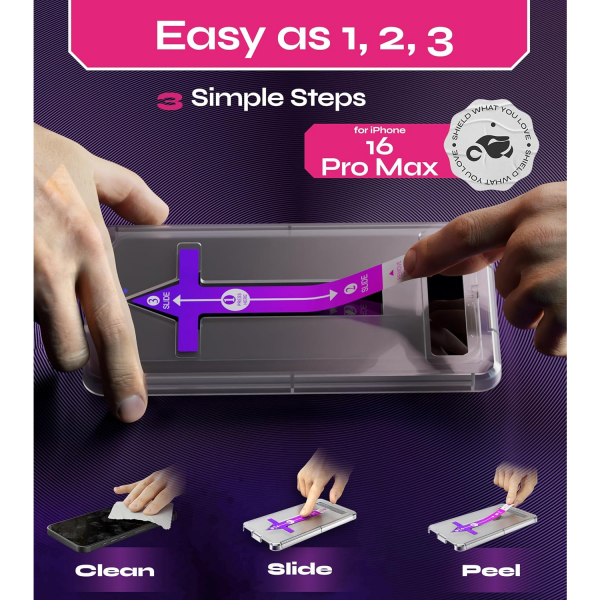 Defenslim iPhone 16 Pro Max Ekran Koruyucu (2 Adet)