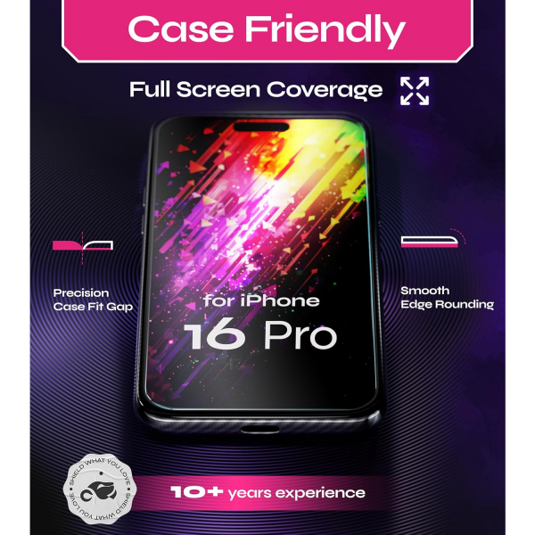 Defenslim iPhone 16 Pro Ekran Koruyucu (2 Adet)