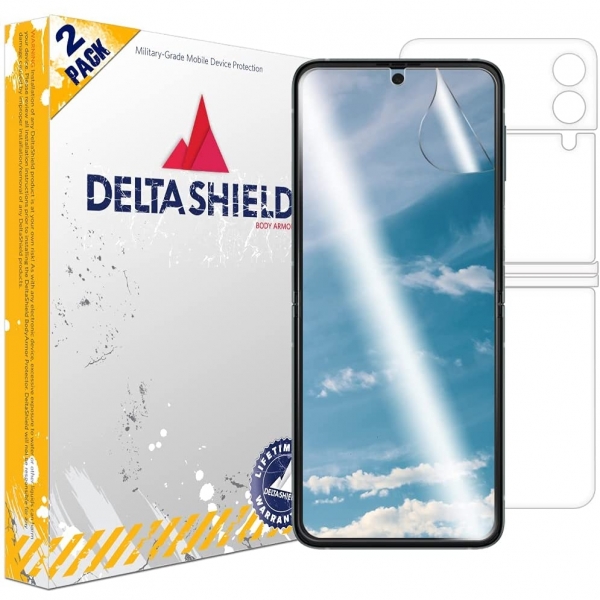 DeltaShield Galaxy Z Flip 3 n ve Arka Ekran Koruyucu