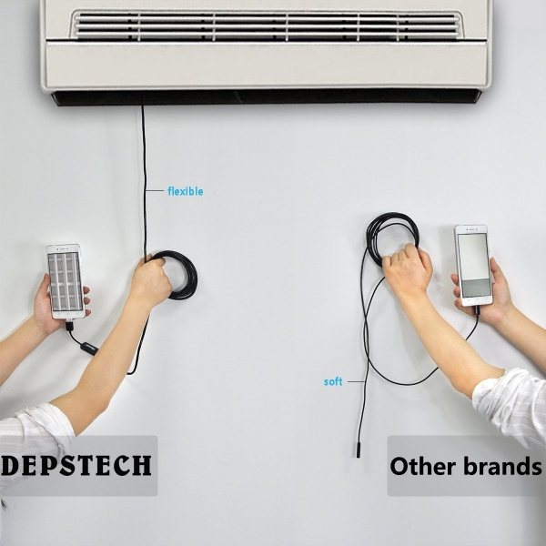 Depstech HD Su Ge�irmez Uzun Kablolu Kamera (5 Metre)