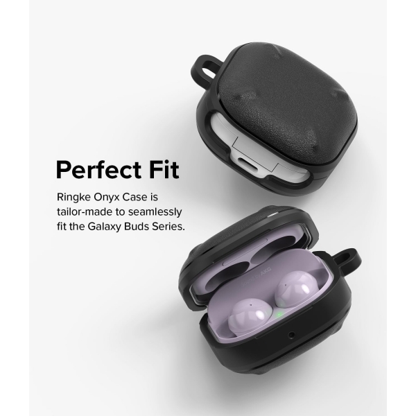 Ringke Onyx Serisi Galaxy Buds FE Uyumlu Klf -Black