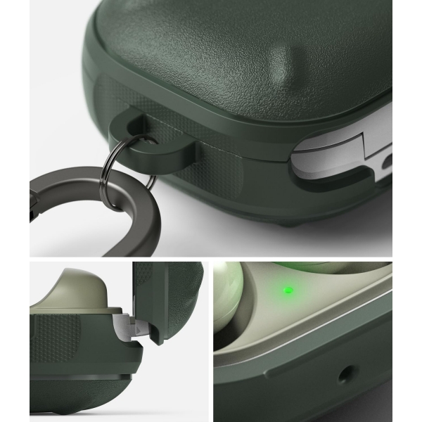 Rin gke Onyx Galaxy Buds FE Uyumlu Klf -Dark Green