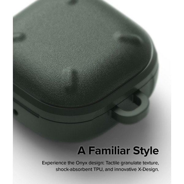 Rin gke Onyx Galaxy Buds FE Uyumlu Klf -Dark Green