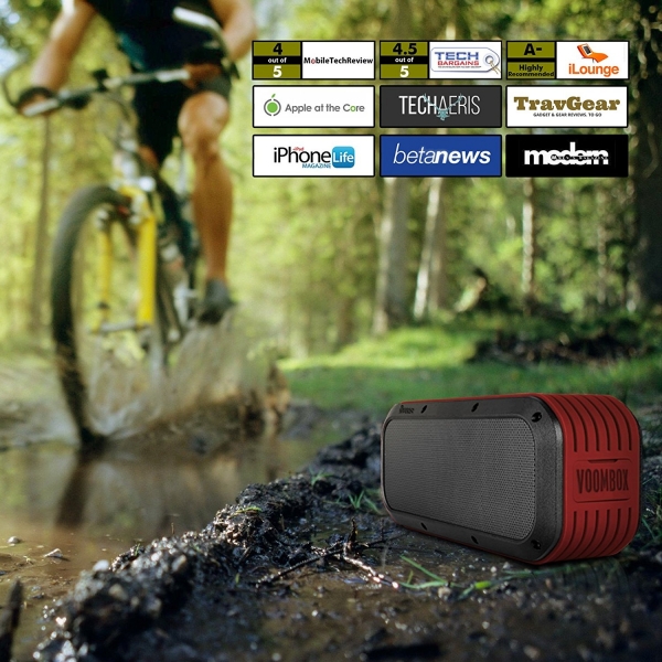 Divoom Outdoor2 Stereo Bluetooth Hoparlr-Red