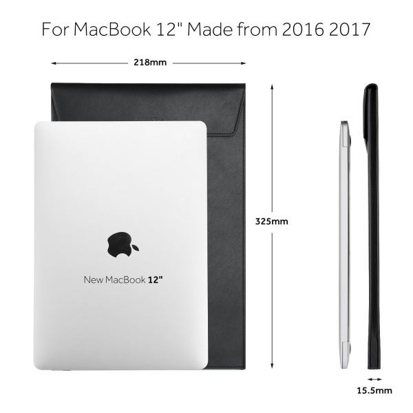 DockCase Macbook Konnektrl Dock Klf (12 in)-Black