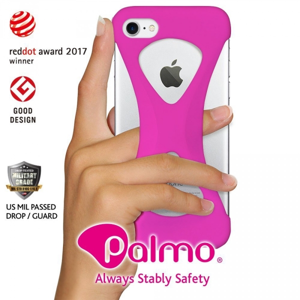 ECBB MAKERS iPhone 8 Palmo Seri Klf-Hot Pink