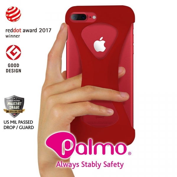 ECBB MAKERS iPhone 8 Plus Palmo Seri Klf-Red