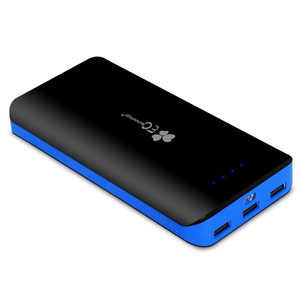 EC Technology Tanabilir Batarya (22400 mAh)-Black-Blue