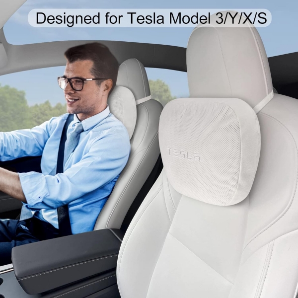 ELENAT Tesla Model Boyun Yast-Clear
