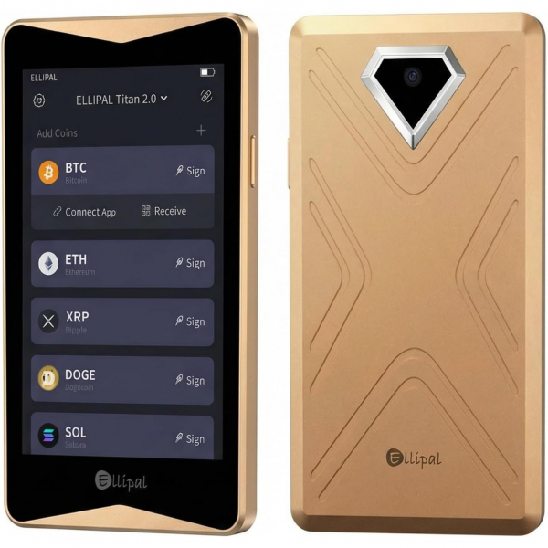 ELLIPAL Titan 2.0 Gold Air-Gapped Kripto Para C�zdan�