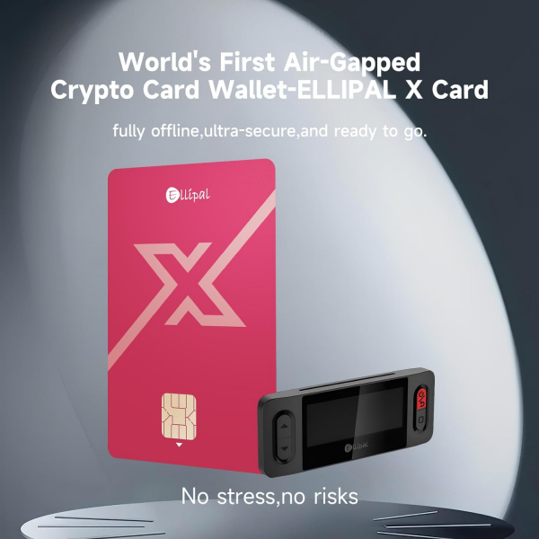 ELLIPAL X Card Raspberry Red Kripto Para C�zdan�