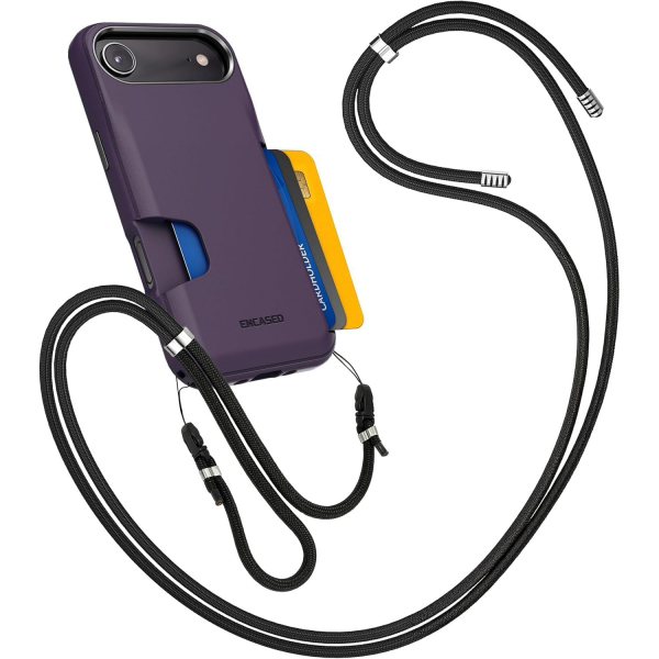 ENCASED Apple iPhone Air Cache Czdan Klf-Purple