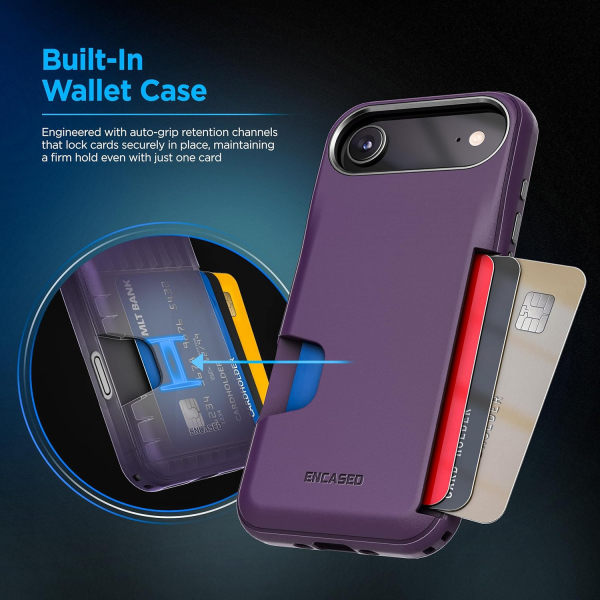 ENCASED Apple iPhone Air Cache Czdan Klf-Purple
