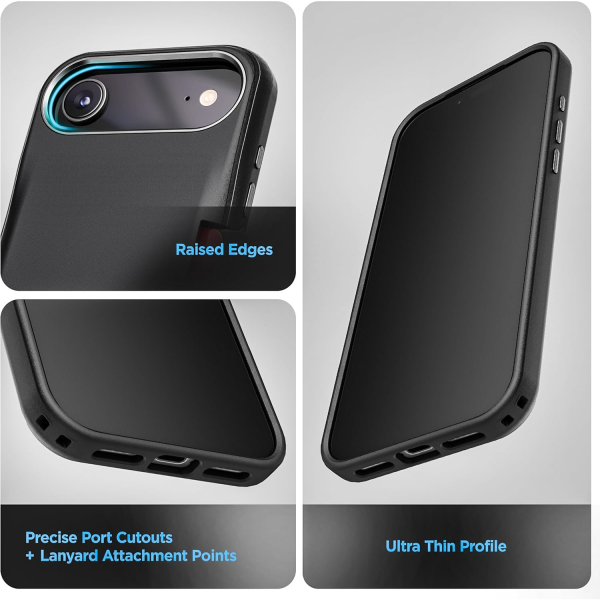 ENCASED Apple iPhone Air Cache Czdan Klf-Black