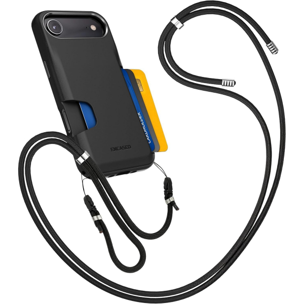 ENCASED Apple iPhone Air Cache Czdan Klf-Black