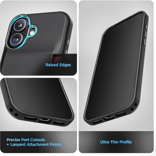 ENCASED Apple iPhone 17 Cache Czdan Klf-Black
