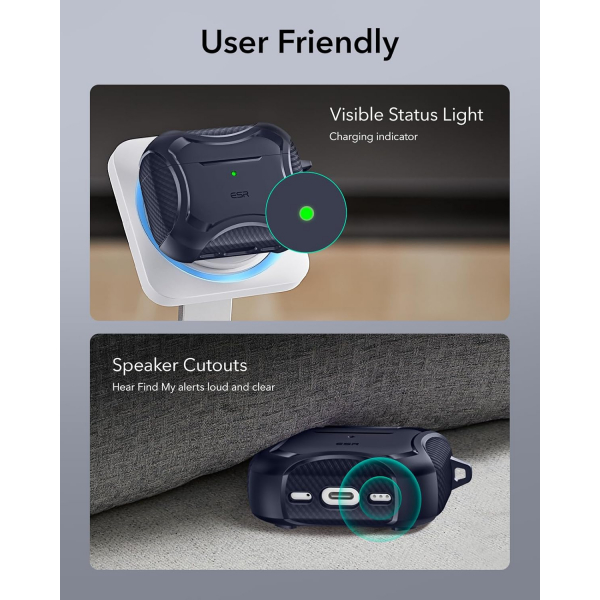 ESR Apple AirPods Pro 3 Cyber Klf-Navy Blue