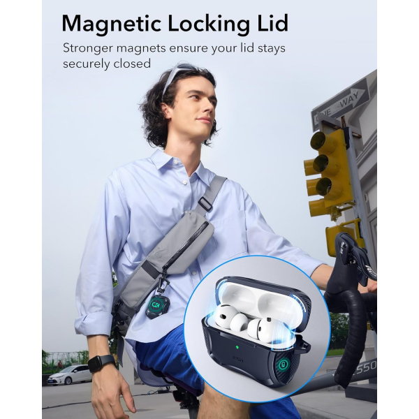 ESR Apple AirPods Pro 3 Cyber Klf-Navy Blue