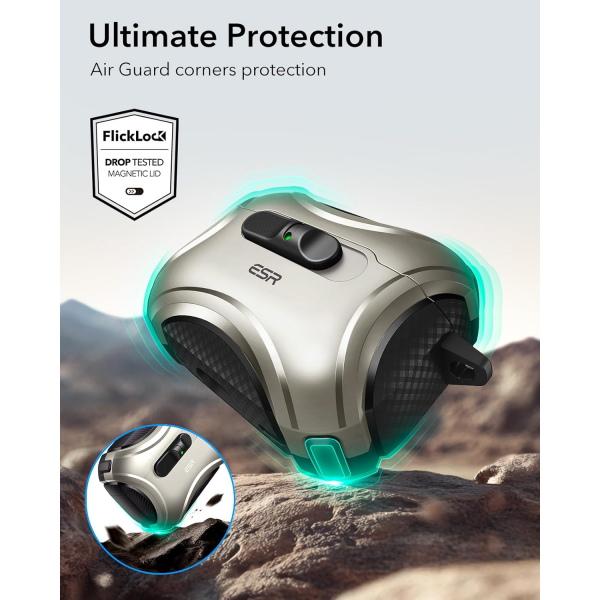 ESR Apple AirPods Pro 3 Cyber Klf-Titanium