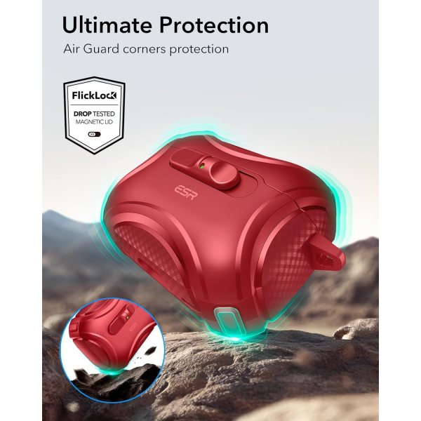 ESR Apple AirPods Pro 3 Cyber Klf-Red