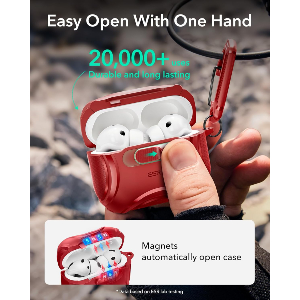 ESR Apple AirPods Pro 3 Cyber Klf-Red