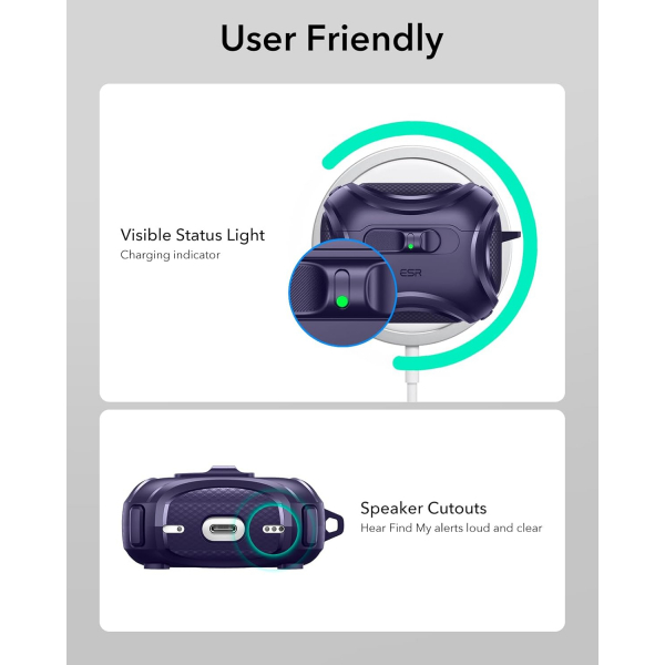ESR Apple AirPods Pro 3 Cyber Klf-Purple
