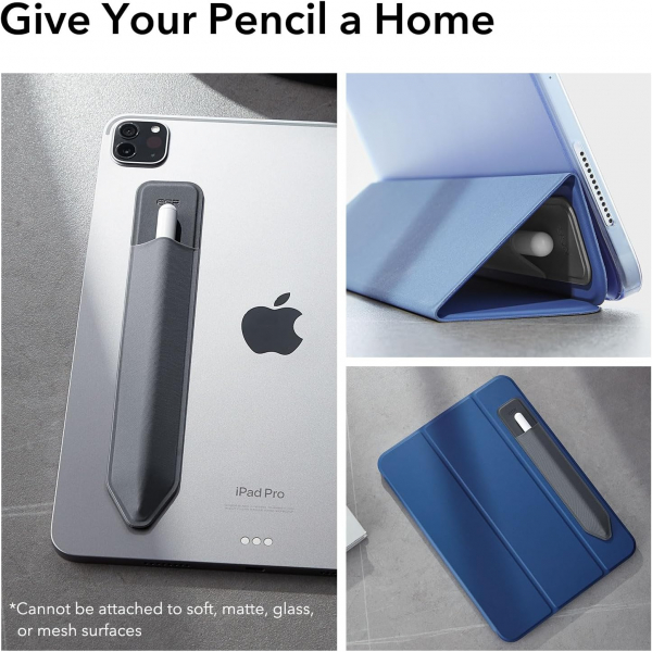 ESR Apple Pencil 1/2.Nesil Uyumlu Klf -Dark Grey