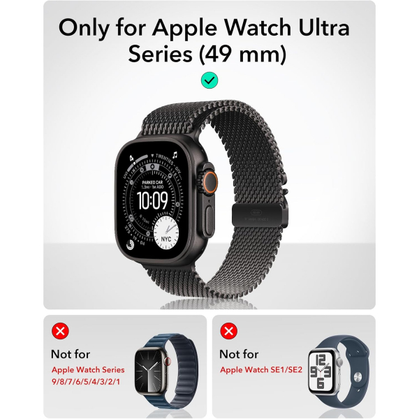 ESR Apple Watch Ultra 3 49mm Bumper Klf-Black