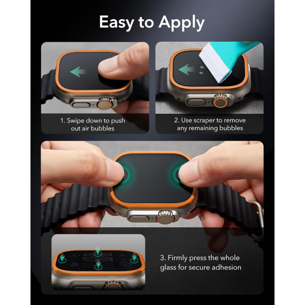 ESR Apple Watch Ultra 3 49mm Bumper Klf-Orange 
